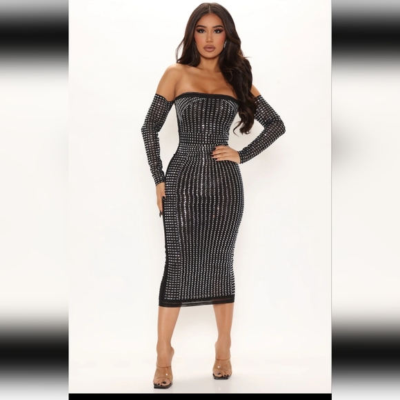 Rhinestone dress - Picture 4 of 7